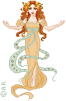 My attempt at an Art Nouveau doll. I just adore her, especially her hair and the colours. Inspired by a painting by Alphonsa Mucha, my favourite Art Nouveau artist. doll graphic