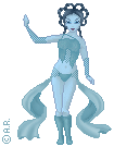 She looks better on a white background, but I think she's pretty cool. Her outfit turned out far better than I expected. doll graphic