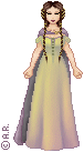 I adore this doll. My first doll with closed eyes :) I think her dress & hair is beautiful. doll graphic